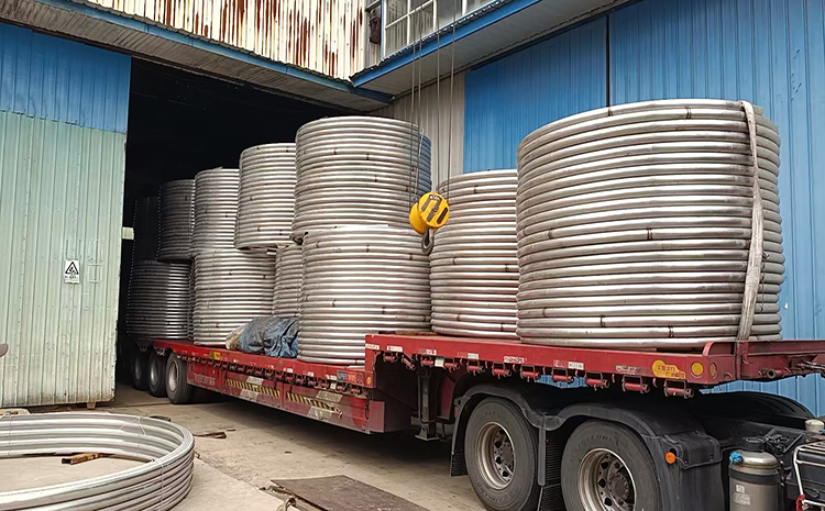 龍賢化工設備半圓管交貨快質(zhì)量好